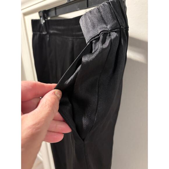 Anthropologie Alice + Olivia Satin Jogger Pants - Picture 3 of 7